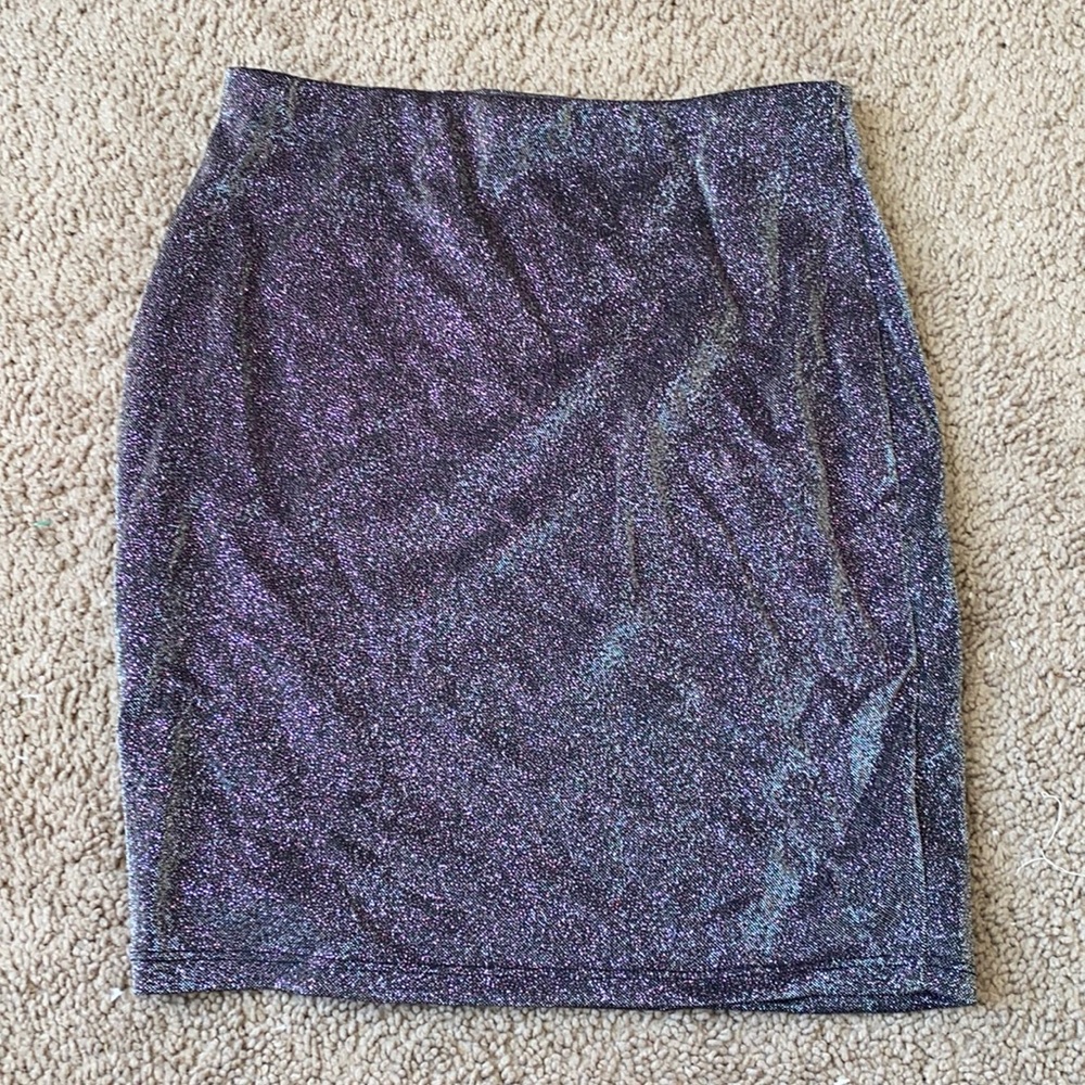 Sparkly purple mini dress 💜